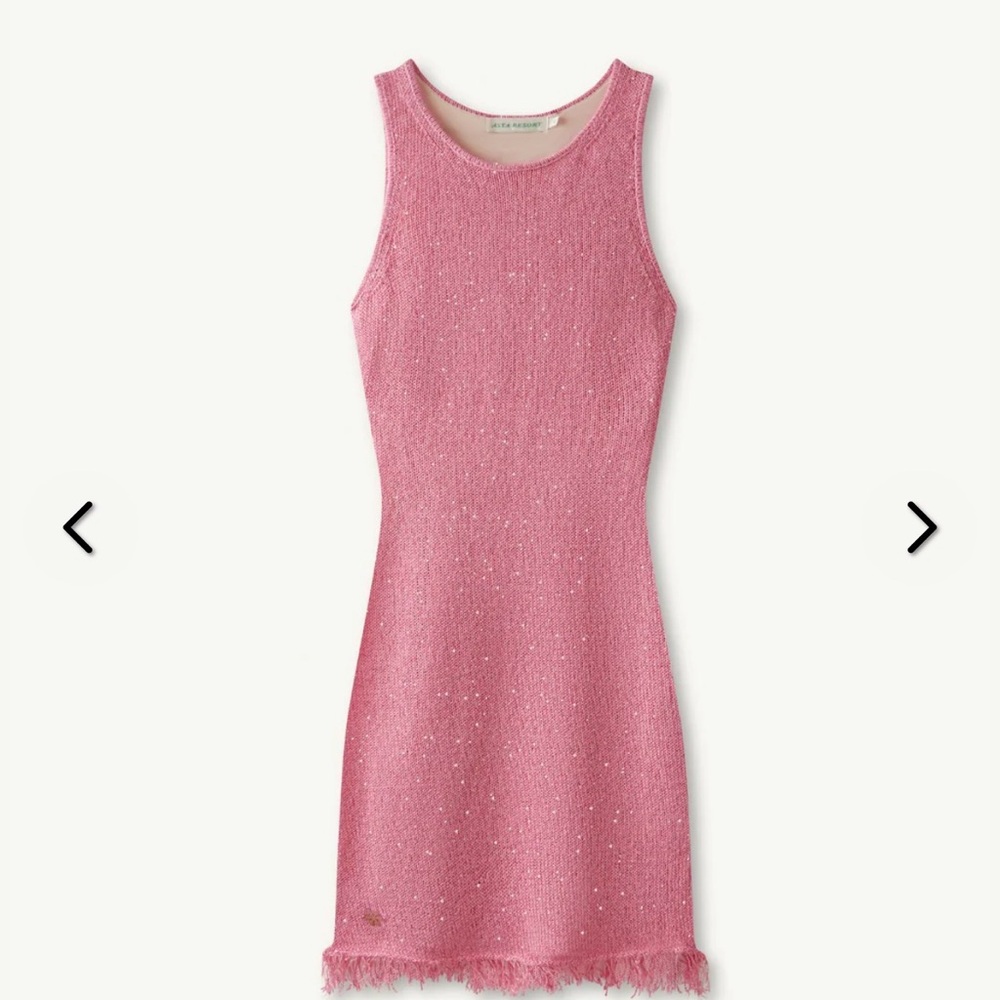 ASTA RESORT Natalia Mini Dress - Azalea Sequin - Picture 2 of 4